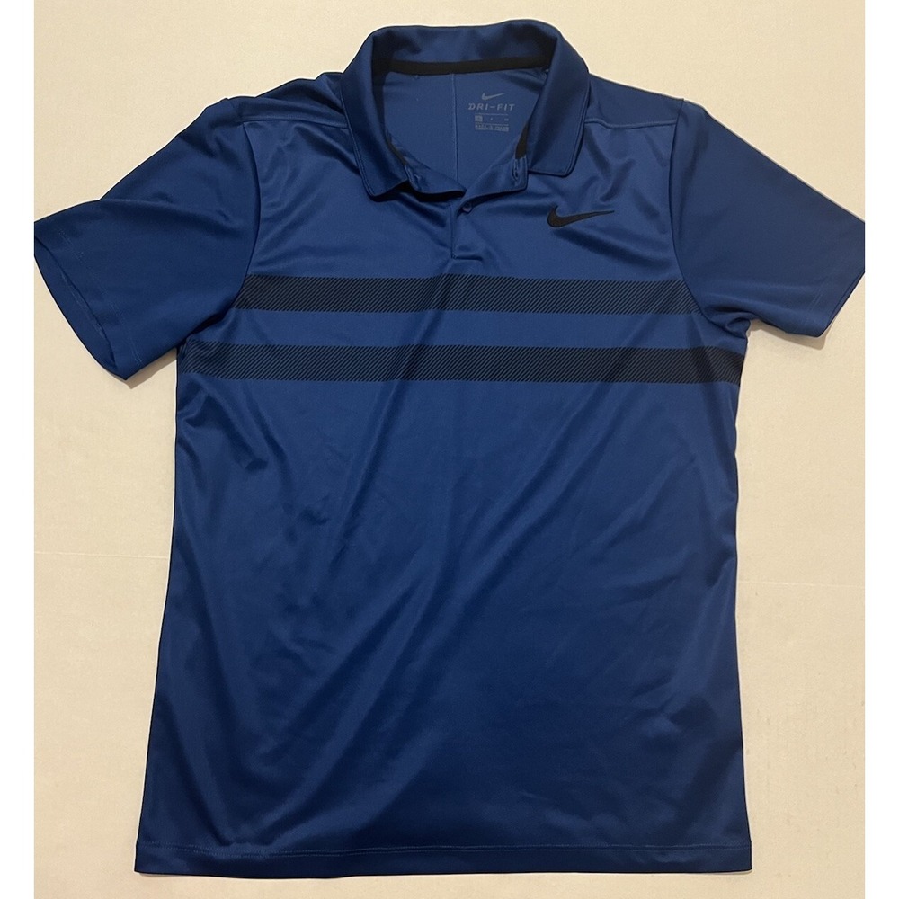 Nike Essential Golf Polo Shirt 929146-431 Dri-Fit Royal Blue Mens Size Small